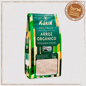 Arroz Agulhinha Polido Orgânico Korin 1kg