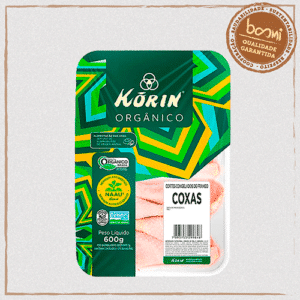 Coxa de Frango Orgânica Sem Antibiótico Korin 600g