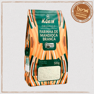 Farinha de Mandioca Branca Orgânica Korin 500g