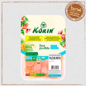 Filé de Peito de Frango Sustentável Sem Antibiótico Korin 600g