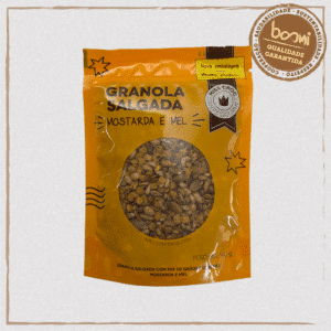 Granola Crispy Mostarda E Mel Sem Glúten Sachê Miss Croc 140g