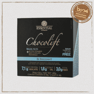 Chocolift Be Brilliant com Whey & Nuts 40g Essential Nutrition 12 Unidades
