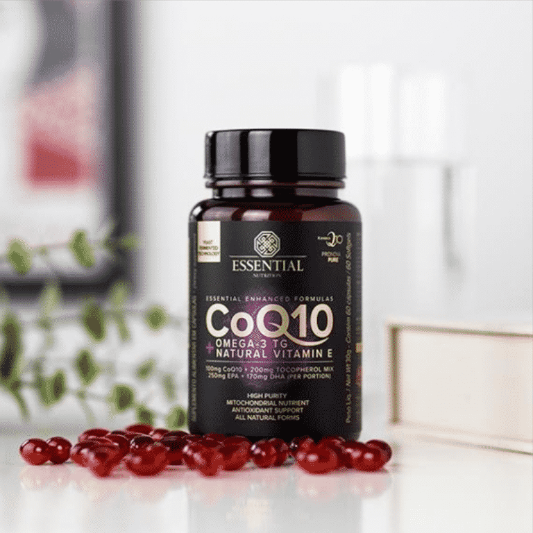 CoQ10 + Omega 3TG + Natural Vitamin E Essential Nutrition 60 Boomi