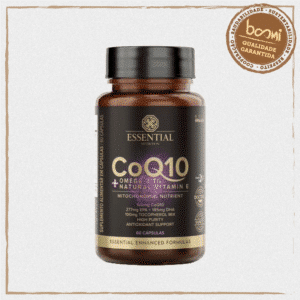 CoQ10 + Omega 3TG + Natural Vitamin E Essential Nutrition 60 Cápsulas