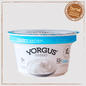 Iogurte Grego Natural Zero Lactose Zero Gordura Yorgus 130g