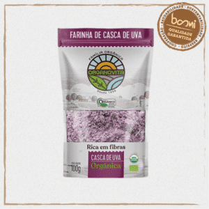 Farinha da Casca de Uva Orgânica Organovita 100g