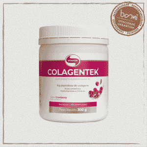 Colagentek Colágeno com Multivitaminas e Minerais Cranberry Vitafor 300g