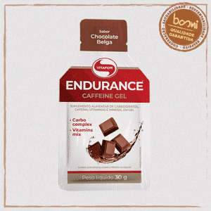 Endurance Caffeine Carboidrato em Gel Brown Chocolate Vitafor 30g