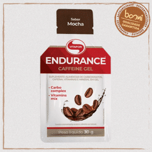 Endurance Caffeine Carboidrato em Gel Mocha Vitafor 30g