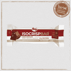 Isocrisp Bar Barra de Proteína Brown Sabor Chocolate Vitafor 55g