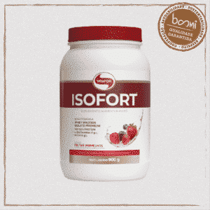 Isofort Whey Protein Isolado Sabor Frutas Vermelhas Vitafor 900g