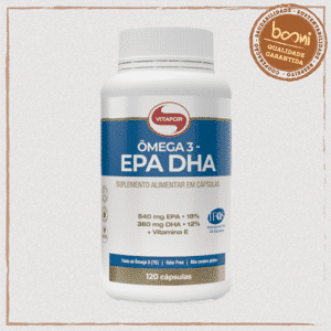Ômega 3 (18% EPA e 12% DHA) 1000mg Vitafor 120 Cápsulas