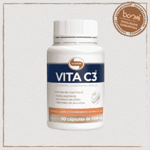 Vita C3 Vitamina C 1000mg Vitafor 60 Cápsulas
