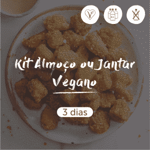 Kit Almoço ou Jantar Vegano | 3 dias