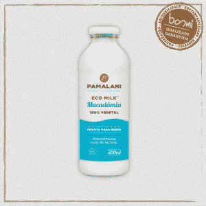 Leite Vegetal de Macadâmia Eco Milk Família Pamalani 500ml