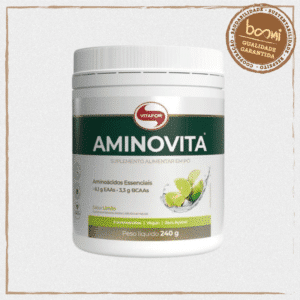 Aminovita 9 Aminoácidos Vegetais Limão Vitafor 240g