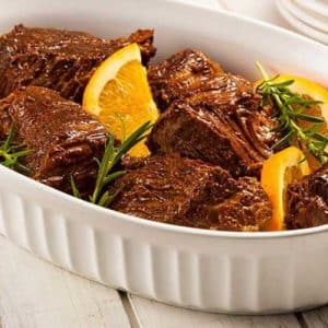 Ingredientes da Receita de Carne com Molho de Laranja