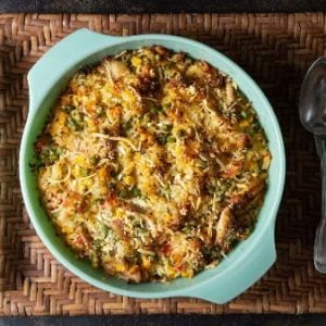 Ingredientes da Receita de Arroz Integral de Forno com Legumes