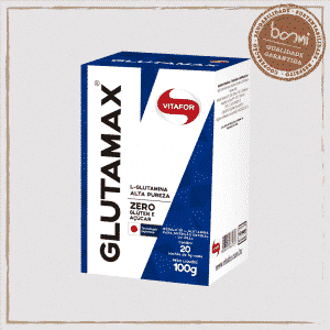 Glutamax Aminoácidos L-Glutamina 5g Vitafor 20 Sachês