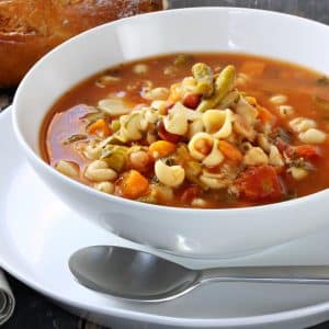 Ingredientes da Receita de Minestrone