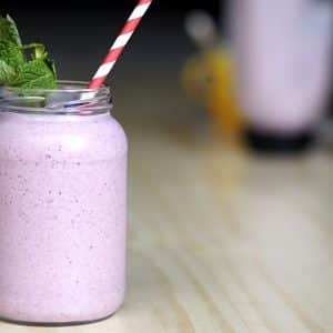 Ingredientes da Receita de Smoothie de Morango com Aveia