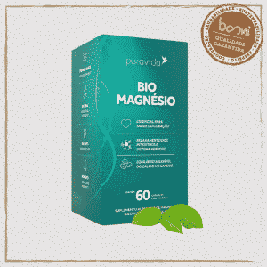 Bio Magnésio Biodisponível Puravida 60 Cápsulas