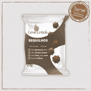 Biscoito Sequilho Cacau Sem Glúten Leve Crock 25g
