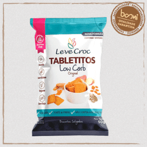 Biscoito Palito Salgado de Grão de Bico Sem Glúten Low Carb Leve Crock 75g