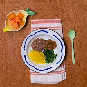 Ingredientes da Receita de Papinha de Carne com Feijão e Legumes