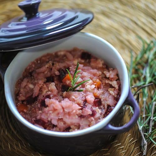 Ingredientes da Receita de Risotinho de Quinoa