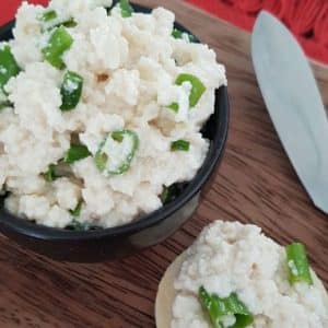 Ingredientes da Receita de Ricota Vegana de tofu