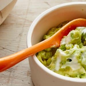 Ingredientes da Receita de Guacamole Kids