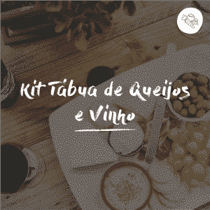 Kit Tábua de Queijos e Vinho