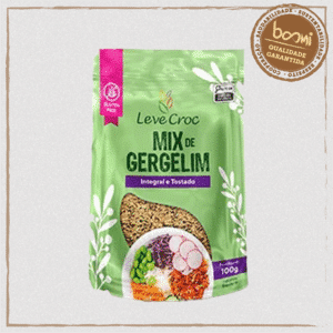 Mix de Gergelim Integral Sem Glúten Leve Crock 100g