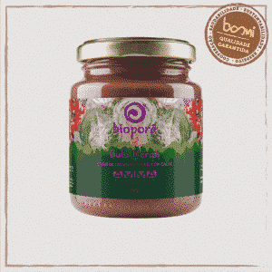 Gula Merah Pasta de Castanha de Caju com Chocolate Vegana Bioporã 210g 1