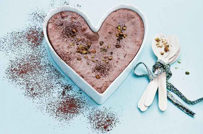 Ingredientes da Receita de bolo de chocolate com pistache