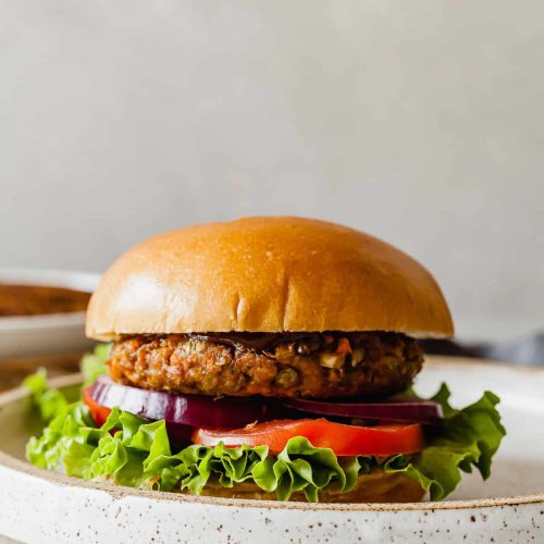 Receita de Hambúrguer de Lentilha e Abobrinha