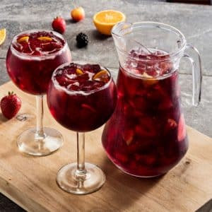 Ingredientes da Receita de Sangria de Vinho Tinto