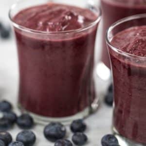 Ingredientes da Receita de Smothie Proteico de Amora e Açaí