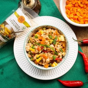 Receita de risoto de legumes