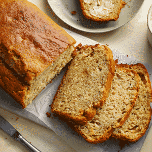 Receita de Bolo de Banana com Aveia