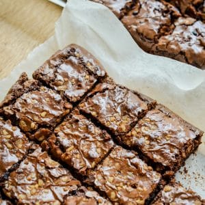 Receita de Brownie de Chocolate com Castanhas