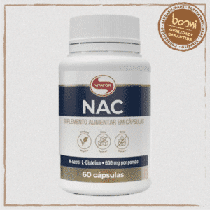 NAC N-Acetil e L-Cisteína Vitafor 60 Cápsulas