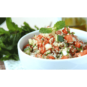 Receita de tabule de quinoa real