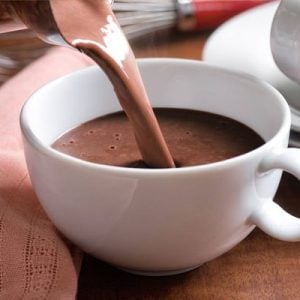 Receita de chocolate quente cremoso