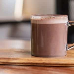 Receita de chocolate quente com psyllium