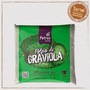 Polpa de Graviola Pura Congelada Petruz 400g