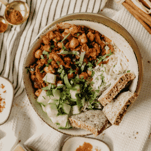 Receita de curry com tofu