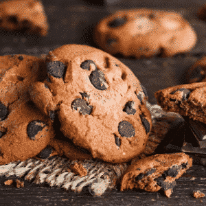 Receita de cookies de café