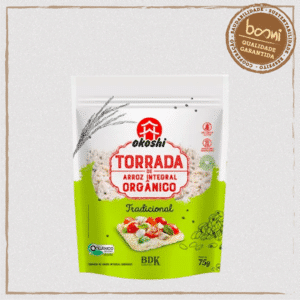 Torrada de Arroz Integral Orgânica Okoshi 75g
